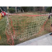 China White Portable Football Goals Polyethylene Single Knot for sale
