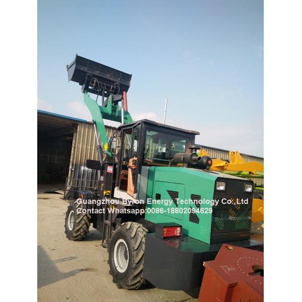 Quality 1500kgs Load Wheel Loader Machine 3200mm Dumping Height for sale