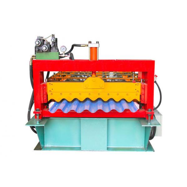 Quality Color Steel Trapezoidal Sheet Roll Forming Machine , Wall Panel Roll Forming for sale