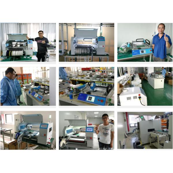Quality High Accuracy 6 Kinds Desktop SMT Pick And Place Machine Charmhigh PCB Assembly for sale