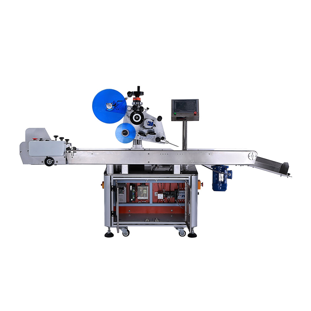 China Hang Tag Scratch Card Flat Top Label Applicator Machine factory