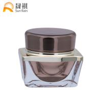 China Square Plastic Cosmetic Jars Bottle Clear Cosmetic Container For Face Cream SR2351 factory