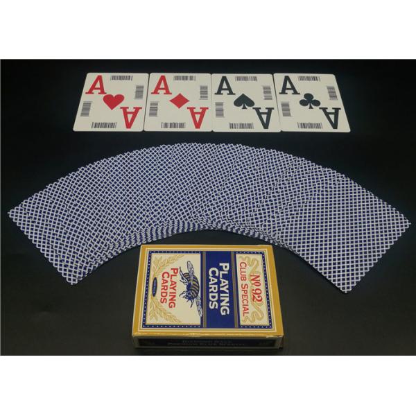 Quality Standard Poker Size Cards Germany Black Core Paper 310 Grams Casino Quality for sale