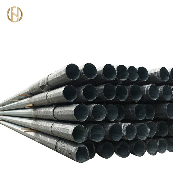 Quality Electricity Industry Galvanised Power Pole Galvanized Steel Electrical Pole for sale