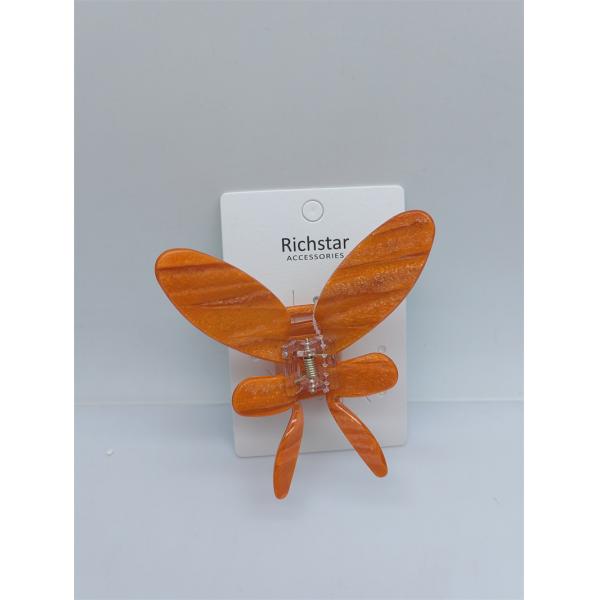 Quality Reusable Acrylic Hair Accessories Butterfly Claw Clip For Girls for sale