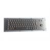 China Banking Kiosk Custom Mechanical Keyboard , Stainless Steel Keyboard With Trackball / Euro Key factory