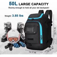 China Outdoor Sports Ski Backpack Waterproof Helmet Ski Boot Bag For Men Women factory