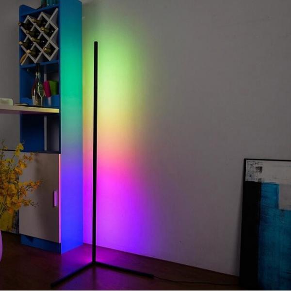 Quality 140cm Color Changing Other LED Lights Corner Linear Floor Lamp for sale