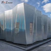 China Perforated Aluminum Wall Cladding Panel Sheet Used for Facade Wall for sale