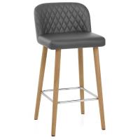 Quality Grey PU Bar Stool Chair for sale