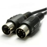 China 1m MIDI 5 Pin DIN Plug to 5 Pin DIN Plug Screened Cable factory