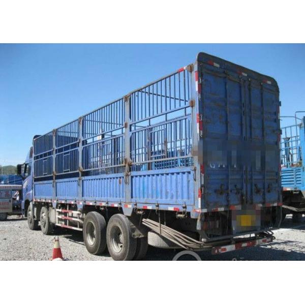 Quality 12 Wheels LHD Euro2 336HP Cargo Stake Body Truck / Livestock Container Truck for sale