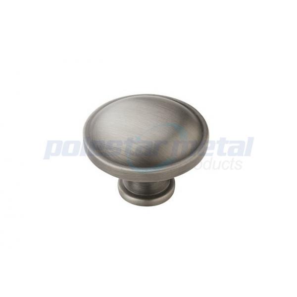 Quality Satin Nickel Zinc Alloy Mushroom Kitchen Cabinet Knobs And Handles 1 1/4" for sale