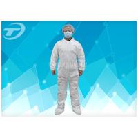 china Hood Waterproof Disposable Coverall Suit With Polypropylene Spunbond