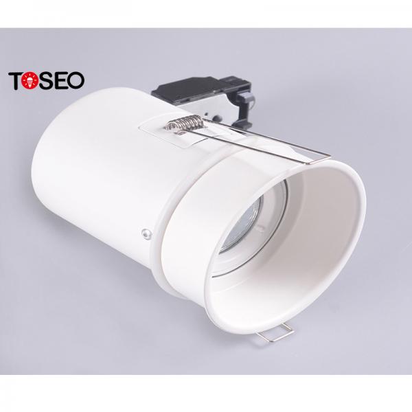 Quality 240V Recessed Fire Rated Downlighs Cylinder 95mm Gu10 White for sale