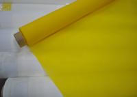 China Yellow Polyester Printing Screen Mesh for Textile / Glass / PCB / Ceramic Printing factory