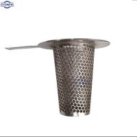 China Customized 304 316L stainless steel wedge wire filter basket rotary drum filter wedge screen factory