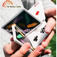 China JUYOU Ink Marked Plastic Invisible Playing Cards UV Water Resistant factory