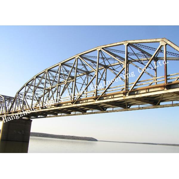 Quality Surface Galvanized Anticorrosive Steel Truss Bridge Modern Design Frame Structure for sale