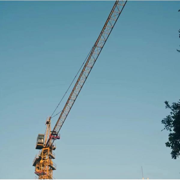 Quality Luffing Jib Hammer Head Tower Crane 6 Ton for sale