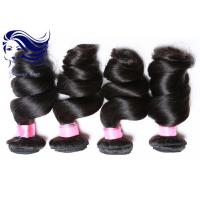 Quality Virgin Curly Human Hair Extensions For Black Women Loose Wave for sale