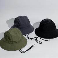 China Women Men Sunproof Sun Fishing Hat With Protection Wide Brim Bucket Hat 58cm factory