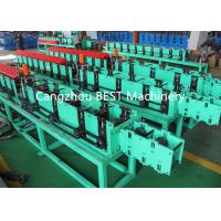China Fenestrated Shutter Door Frame Roll Forming Machine 5.5kw Power PLC Control System for sale