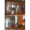 China Matt black color grille french design aluminum glass bifold door for balcony,Outdoor Dividers Soundproof fold door factory