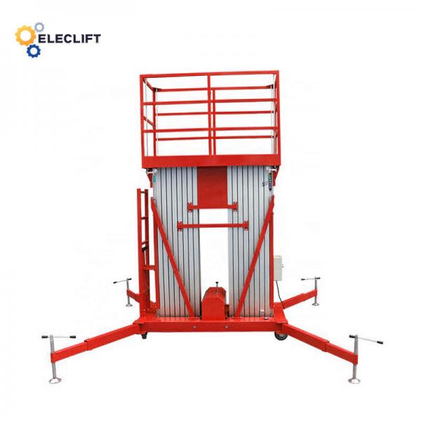 Quality Aluminum Material 220V Electric 40 Foot Single Man Lift for sale
