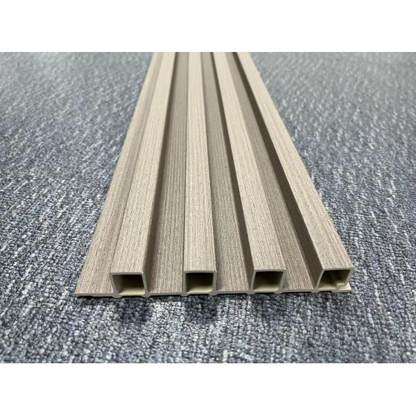 Quality Interior Wall Decoration WPC Fluted Panel With Flexural Strength 14Mpa for sale