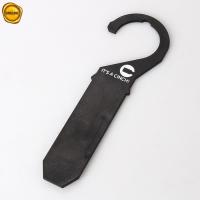 Quality 30mm*160mm Black 2.5mm Plastic Belt Hook For Shop Display for sale