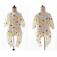 china 100% Cotton Printed Muslin Baby Pajamas Comfortable Absorbent For All Seasons