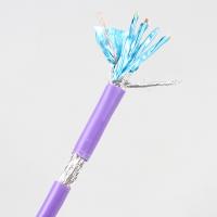 Quality Purple Practical Cat 7 Ethernet Cable Roll , 1000FT Cable Ethernet Cat 7 SFTP for sale
