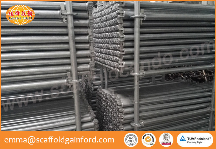 China 1500mm ring lock ledger scaffolding ring lock level for Europe project with hot dip galvanized finish factory
