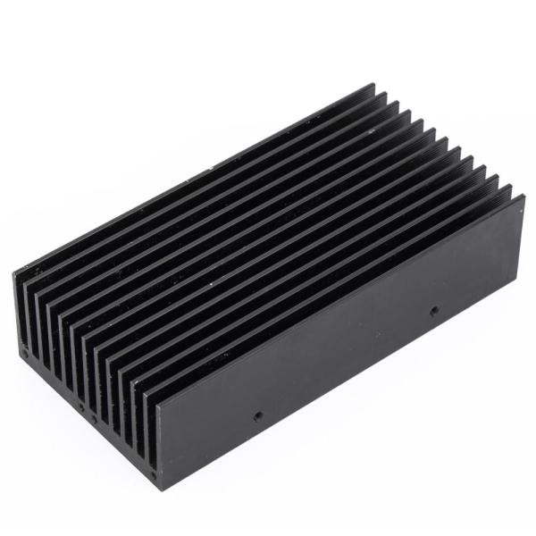 Quality Electrophoresis Extruded Aluminum Heatsink Black Anodized Aluminum Extrusion for sale