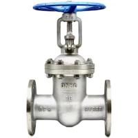 China 304 316 Stainless Steel Flanged Gate Valve Z41W-16p For High Temperature Steam Marine factory