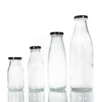 Quality OEM Resealable Glass Milk Bottles Jars 250ml 300ml 500ml 750ml 1000ml for sale