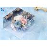 China Light Weight Mirror Acrylic Flower Box For Dry Fresh Flowers Non Flammable factory
