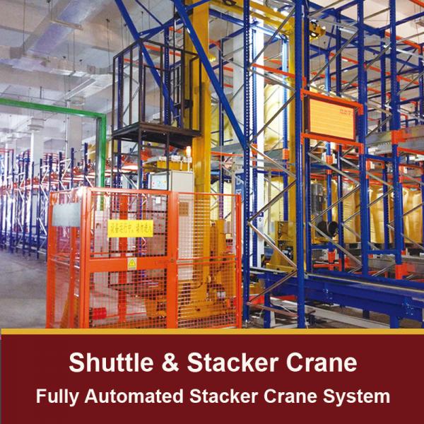 Quality Radio Shuttle Racking Cart And Stacker Crane For Automatic Storage And Retrieval System ASRS Warehouse Storage Rack for sale