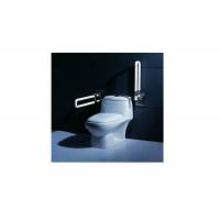 China Commercial Toilet Hardware Flip Up Grab Bar With Anti - Skidding Surface factory