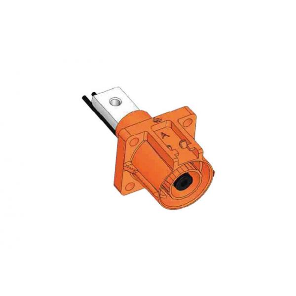 Quality IP67 DC Power Single Pin Female Socket Receptacle Connector RoHs Certification for sale