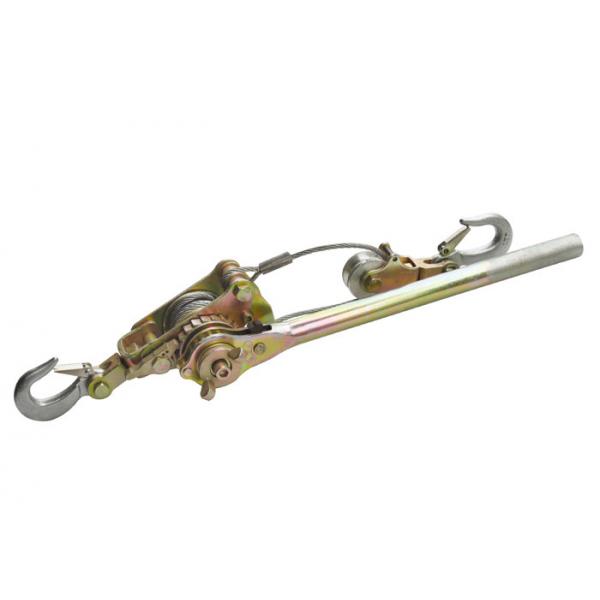 Quality Cast Aluminum Twin Drive Manual Ratchet Puller 1000kg With Double / Three Hooks for sale