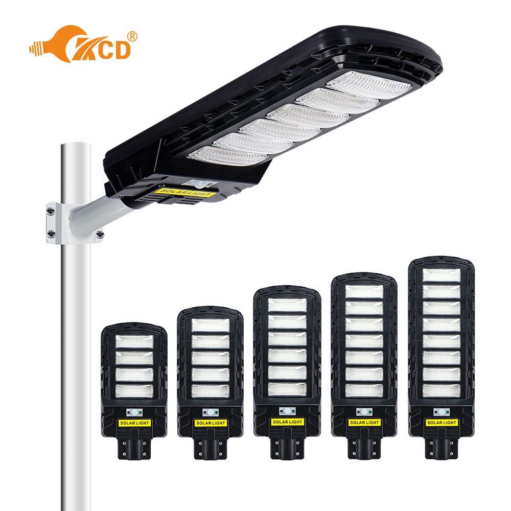 China Lithium Battery 100w 150w All In One Solar LED Street Light Control Waterproof Solar Street Lamps factory