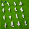 China model white figure in 1:100 ABS plastic model white figures for Architecture factory