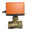 China On Off Control Brass Mini Electric Ball Valve For Water / 50 Glycol Media factory