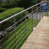 China Terrace Stainless Steel Rod Balustrade With 8mm / 12mm Solid Rod , 12.7mm Hollow Tube factory