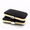 China Handmade bag fittings 20*12 cm light gold purse clasp metal purse frame with plastic box for bags factory
