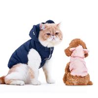 China Weight 150g Cat Wearing Baby Clothes Blue / Pink Color 2 Sizes For Winter factory