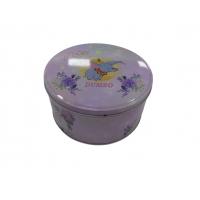 China Bespoke Round Shortbread Biscuit Tin Gift Container 190mm Dia Biscuit Tin Packaging factory