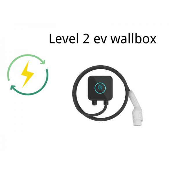 Quality 7kw 32A Electric Car Wall Mounted EV Charger For Home 150*150*60mm for sale